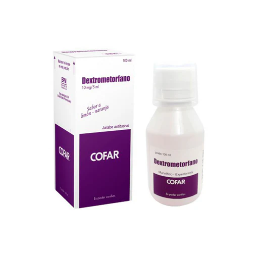 Dextrometorfano 10mg/5ml Jarabe 100ML X1U (COFAR)