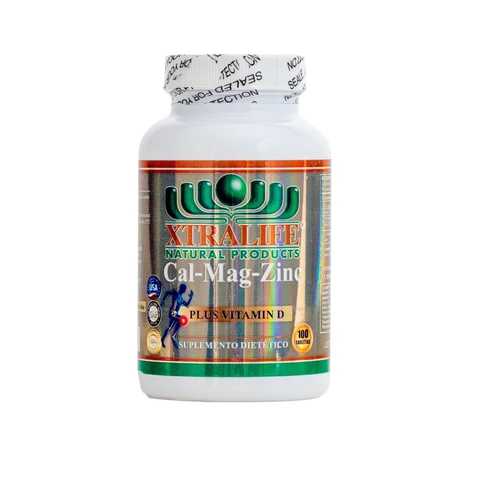 Cal-mag-zinc-d x100u Frasco (Xtralife)