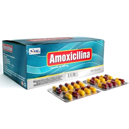 AMOXICILINA 500 MG TABLETA X10U 1TIRA