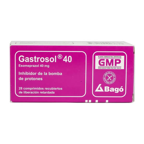 Gastrosol 40Mg Esomeprazol x1unidad Tableta (Bago caja x28)