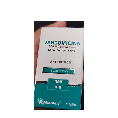 Vancomicina 500mg x1unidad Ampolla (Khrispar )