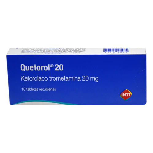Quetorol 20Mg Ketorolaco Tableta x1u