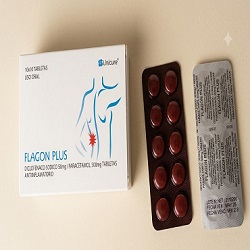 Flagon Plus  Sodico 50mg/Paracetamol 500mg tabletas x1u (Unicure)