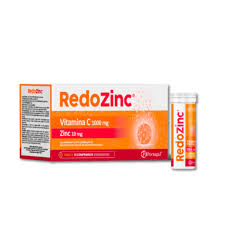Redozinc 1000/10Mg x10u 1Tubo Comprimidos Efervescentes