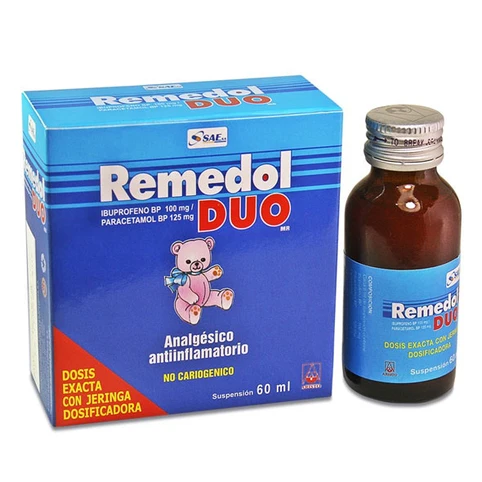 Remedol Duo Susp 60Ml Paracetamol Ibuprofeno x1unidad (sae)