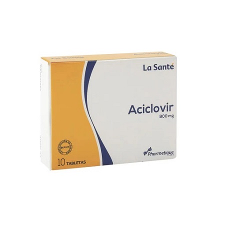 Aciclovir 800Mg X1U Tableta
