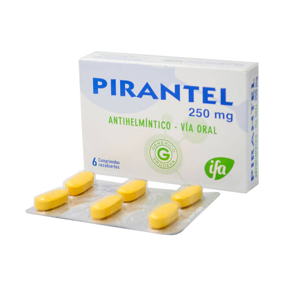 Pirantel 250mg x1unidad Tableta (Ifa Caja x6u)