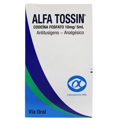 Alfa tossin 10 mg Jarabe 100 ml Codeina x1unidad (Alfa)