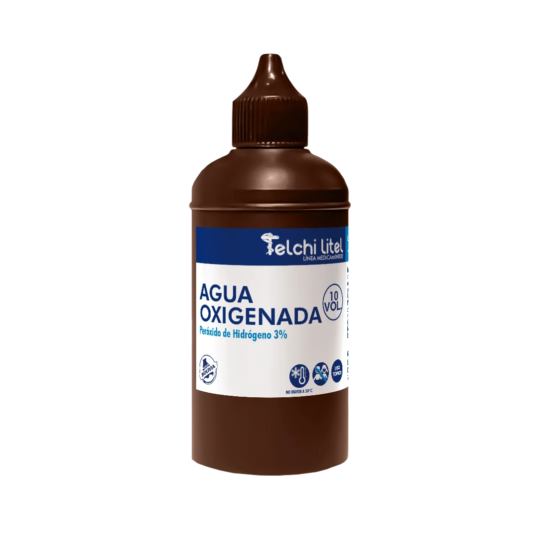 Agua Oxigenada 10 Volumenes 120Ml. x1unidad (Telchi)