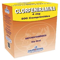 Clorfenamina 4mg x1unidad (Hahnemann)
