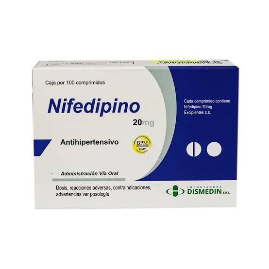 Nifedipino 20mg  x1u (DISMEDIN)