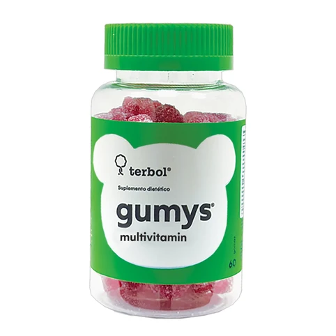 Gumys Multivitamin Y Mineral  x60 Masticables Frasco (Terbol)
