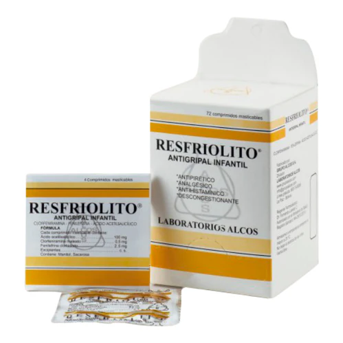 Resfriolito Infantil Tableta x4u 1Tira