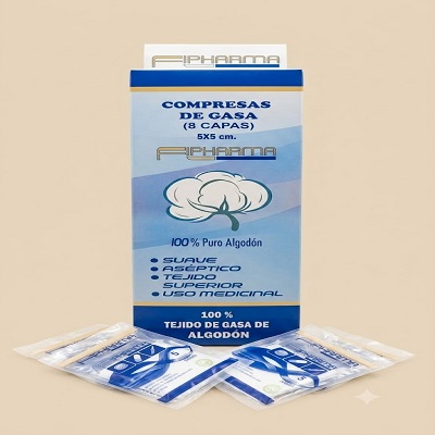Compresas De Gasas 5x5 cm x1u (FLPHARMA)