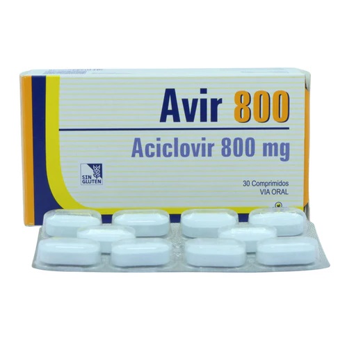 Avir Aciclovir 800Mg X Comprimido X10u 1tira