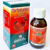 Clorfeniramina  2mg/5ml Jarabe100ML  x1u (Minerva)