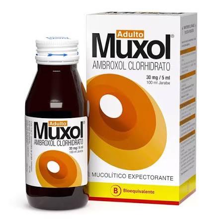 Muxol Adulto 30Mg/5Ml Ambroxol Clorhidrato Jarabe 100Ml x1unidad (Saval)