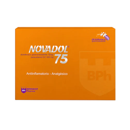 Novadol Capsulas 75mg x10u 1Tira