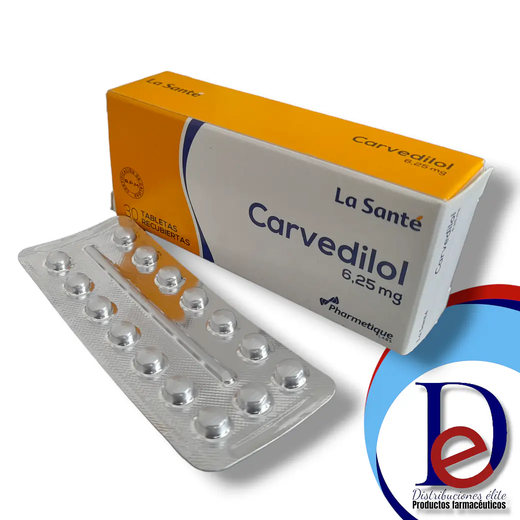 Carvedilol 6.25mg x1u  (LA SANTE)