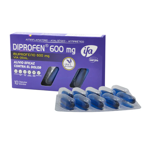 Diprofen 600mg Ibuprofeno Capsula Blandas x1u (Ifa)