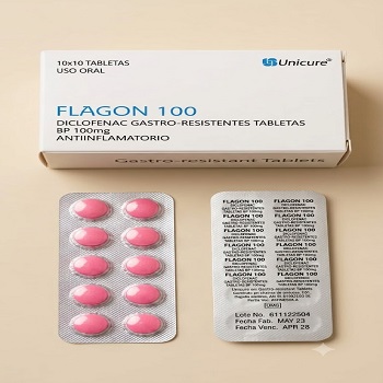 Flagon 100 Diclofenaco 100mg x1u (Unicure)