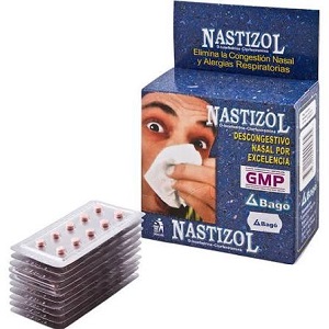 Nastizol D-Isoefedrina Sulfato 60Mg Y Clorfeniramina Maleato 4Mg x10u 1Tira Tableta