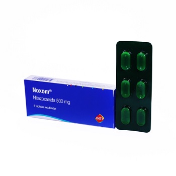 Noxom 500 Mg Nitaxozanida x6unidad (Inti Caja x6u)