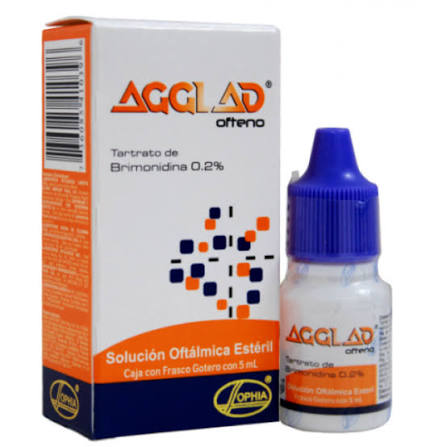 Agglad Ofteno 0.2 Brimonidina Colirio 5Ml x1unidad (Sophia)