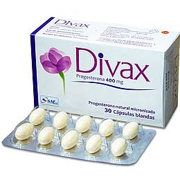 Divax 200Mg Progesterona x1unidad Capsula Blanda (Sae caja x30 - tira x10u)