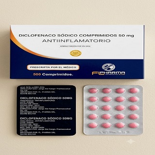 Diclofenaco Sodico 50mg x1unidad Tabletas (Fl Pharma)