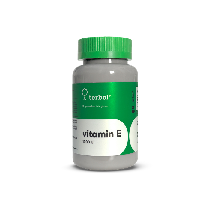 Vitamina E 1000 UI  x60unidades Capsulas Blandas (Terbol frasco)