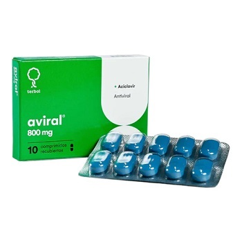 Aviral Aciclovir 800Mg X Tableta X1u