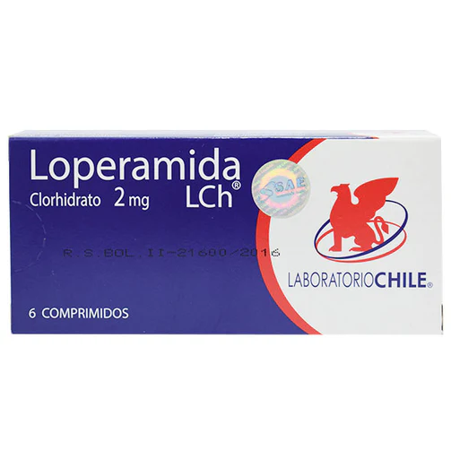 Loperamida Lch 2Mg Tableta x6u 1Tira