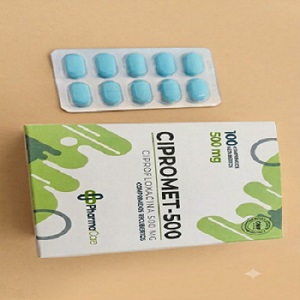 Cipromet - Ciprofloxacina 500mg x1unidad comprimido
